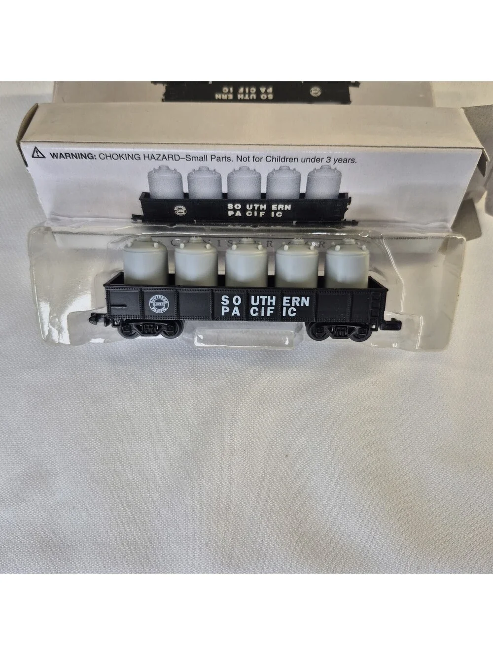 High Speed Metal Products N Scale Southern Pacific CANISTER CAR GONDOLA, BOXED